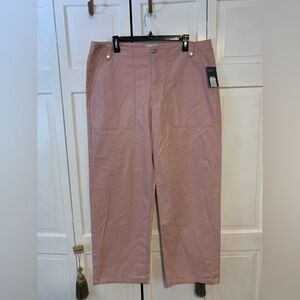 High-Waisted Pink Jeans